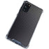 Black Carbon Fiber Specialty Texture Material Galaxy S20 FE Clear Case