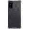 Black Carbon Fiber Specialty Texture Material Galaxy S20 FE Clear Case