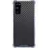 Black Carbon Fiber Specialty Texture Material Galaxy S20 FE Clear Case