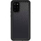 Black Carbon Fiber Specialty Texture Material Galaxy S20 Plus Waterproof Case