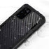 Black Carbon Fiber Specialty Texture Material Galaxy S20 Plus Waterproof Case