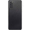 Black Carbon Fiber Specialty Texture Material Galaxy S20 Skin
