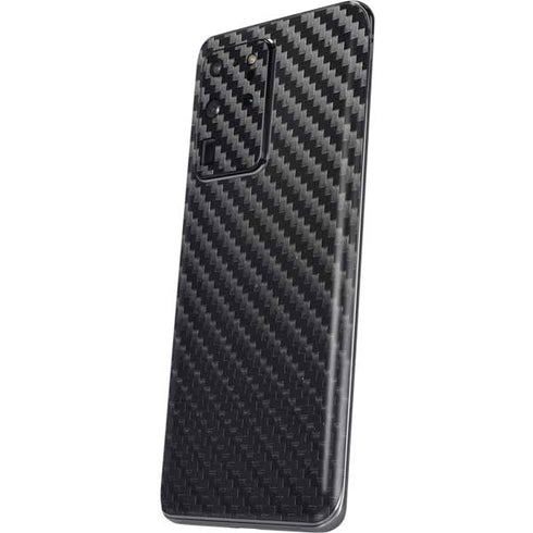 Black Carbon Fiber Specialty Texture Material Galaxy S20 Ultra 5G Skin