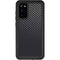Black Carbon Fiber Specialty Texture Material Galaxy S20 Waterproof Case