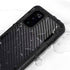 Black Carbon Fiber Specialty Texture Material Galaxy S20 Waterproof Case