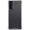 Black Carbon Fiber Specialty Texture Material Galaxy S21 5G Clear Case