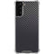 Black Carbon Fiber Specialty Texture Material Galaxy S21 Plus 5G Clear Case