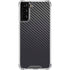 Black Carbon Fiber Specialty Texture Material Galaxy S21 Plus 5G Clear Case