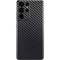 Black Carbon Fiber Specialty Texture Material Galaxy S21 Ultra 5G Skin