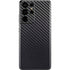 Black Carbon Fiber Specialty Texture Material Galaxy S21 Ultra 5G Skin