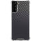 Black Carbon Fiber Specialty Texture Material Galaxy S22 Plus Clear Case