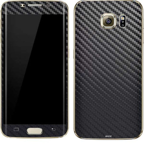 Black Carbon Fiber Specialty Texture Material Galaxy S7 Edge Skin