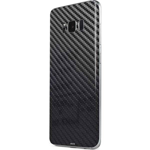 Black Carbon Fiber Specialty Texture Material Galaxy S8 Plus Skin