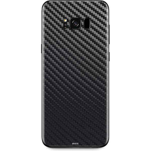 Black Carbon Fiber Specialty Texture Material Galaxy S8 Skin