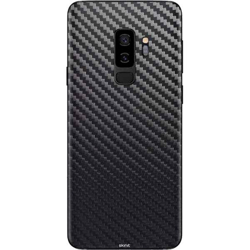 Black Carbon Fiber Specialty Texture Material Galaxy S9 Plus Skin