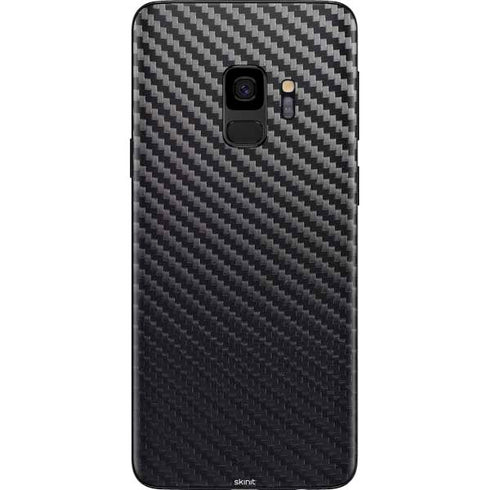 Black Carbon Fiber Specialty Texture Material Galaxy S9 Skin