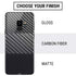 Black Carbon Fiber Specialty Texture Material Galaxy S9 Skin