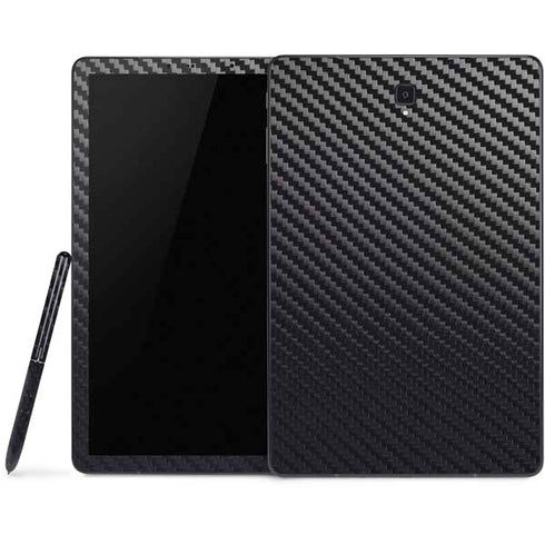 Black Carbon Fiber Specialty Texture Material Samsung Galaxy Tab Skin