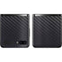 Black Carbon Fiber Specialty Texture Material Galaxy Z Flip Skin