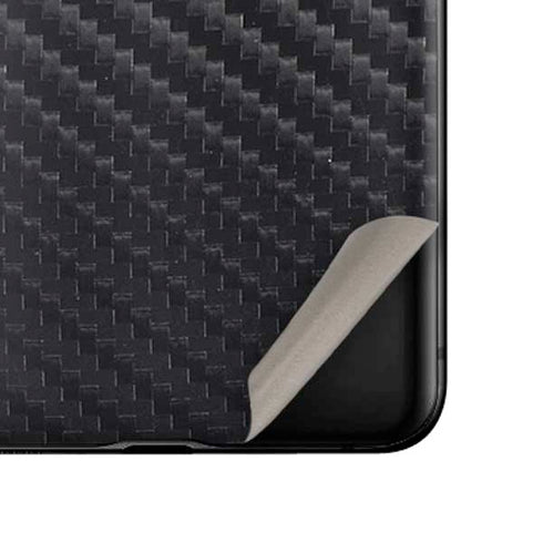 Black Carbon Fiber Specialty Texture Material Galaxy Z Flip Skin