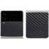 Black Carbon Fiber Specialty Texture Material Galaxy Z Flip3 5G Skin