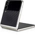 Black Carbon Fiber Specialty Texture Material Galaxy Z Flip3 5G Skin
