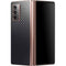 Black Carbon Fiber Specialty Texture Material Galaxy Z Fold2 5G Skin