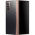 Black Carbon Fiber Specialty Texture Material Galaxy Z Fold2 5G Skin