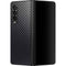 Black Carbon Fiber Specialty Texture Material Galaxy Z Fold3 5G Skin