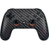 Black Carbon Fiber Specialty Texture Material Google Stadia Controller Skin
