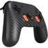 Black Carbon Fiber Specialty Texture Material Google Stadia Controller Skin