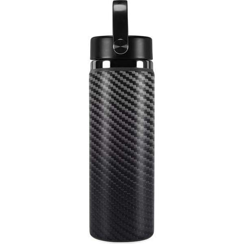 Black Carbon Fiber Specialty Texture Material Hydro Flask 20oz Wide Mouth Skin