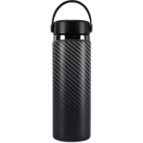 Black Carbon Fiber Specialty Texture Material Hydro Flask 20oz Wide Mouth Skin