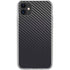 Black Carbon Fiber Specialty Texture Material iPhone 11 Clear Case