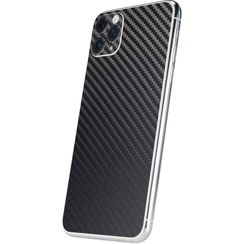 Black Carbon Fiber Specialty Texture Material iPhone 11 Pro Max Skin