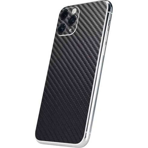 Black Carbon Fiber Specialty Texture Material iPhone 11 Pro Skin