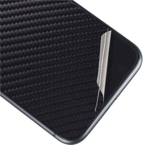 Black Carbon Fiber Specialty Texture Material iPhone 11 Skin