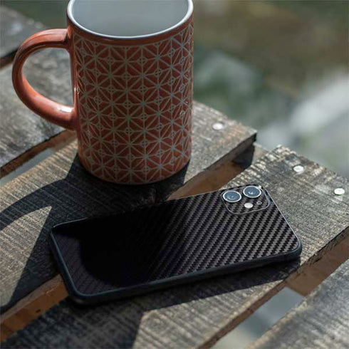 Black Carbon Fiber Specialty Texture Material iPhone 11 Skin