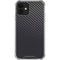 Black Carbon Fiber Specialty Texture Material iPhone 12 Clear Case