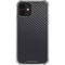 Black Carbon Fiber Specialty Texture Material iPhone 12 Mini Clear Case