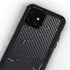 Black Carbon Fiber Specialty Texture Material iPhone 12 Mini Waterproof Case