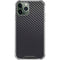 Black Carbon Fiber Specialty Texture Material iPhone 12 Pro Clear Case