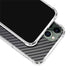 Black Carbon Fiber Specialty Texture Material iPhone 12 Pro Clear Case