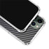 Black Carbon Fiber Specialty Texture Material iPhone 12 Pro Max Clear Case
