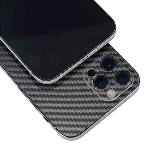 Black Carbon Fiber Specialty Texture Material iPhone 12 Pro Max Skin