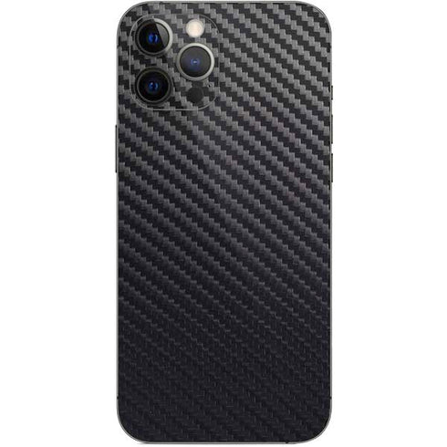 Black Carbon Fiber Specialty Texture Material iPhone 12 Pro Max Skin
