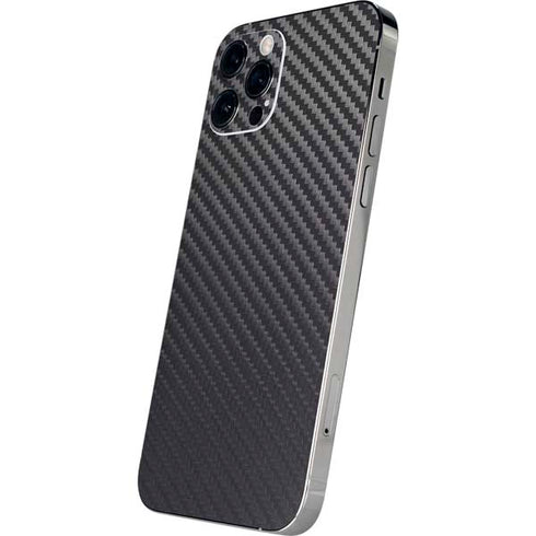 Black Carbon Fiber Specialty Texture Material iPhone 12 Pro Max Skin