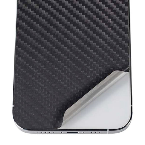 Black Carbon Fiber Specialty Texture Material iPhone 12 Pro Skin
