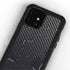 Black Carbon Fiber Specialty Texture Material iPhone 12 Waterproof Case