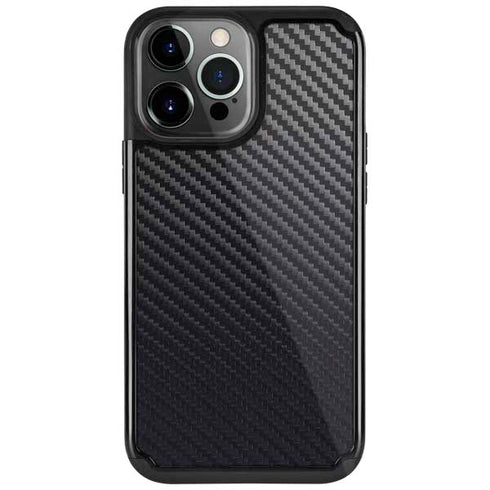 Black Carbon Fiber Specialty Texture Material iPhone 13 Pro Cargo Case
